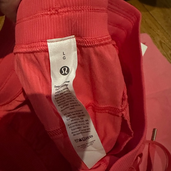 Lululemon 🌟NWT🌟 Dance Studio Relaxed Fit Mid Rise Cargo Jogger szL Glaze Pink - Picture 7 of 9